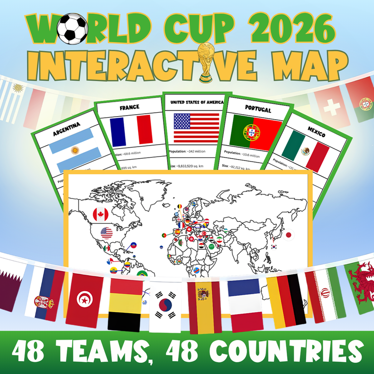 2026 FIFA World Cup Interactive Map Packet
