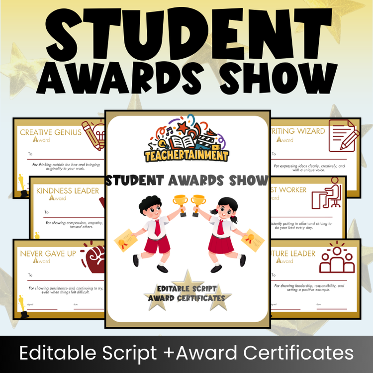 Student Awards Show Ceremony Packet
