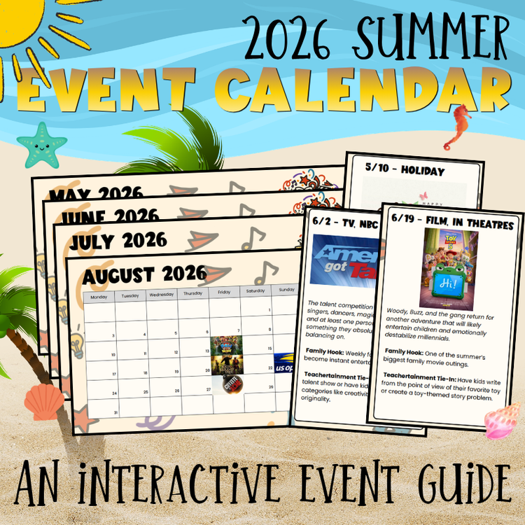 Summer 2026 Family Event Calendar | Packet