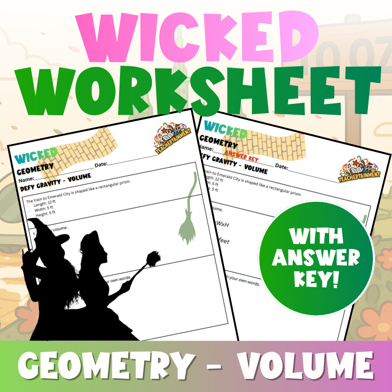 Wicked Geometry Area Worksheet | Elementary Math Practice