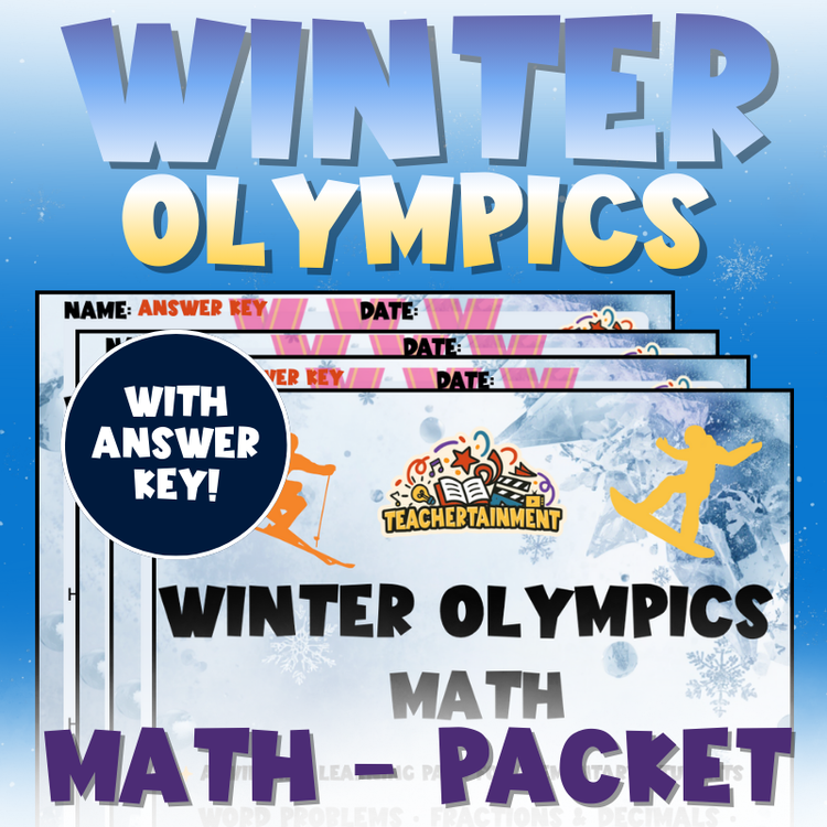 Winter Olympics | Math Packet