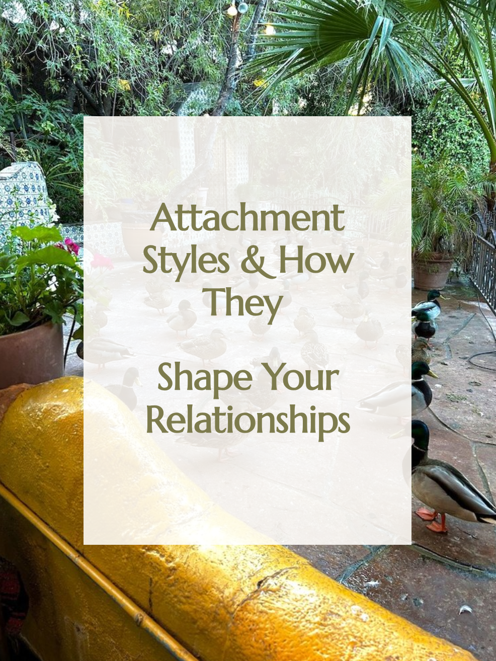 Attachment Styles & How They Shape Your Relationships