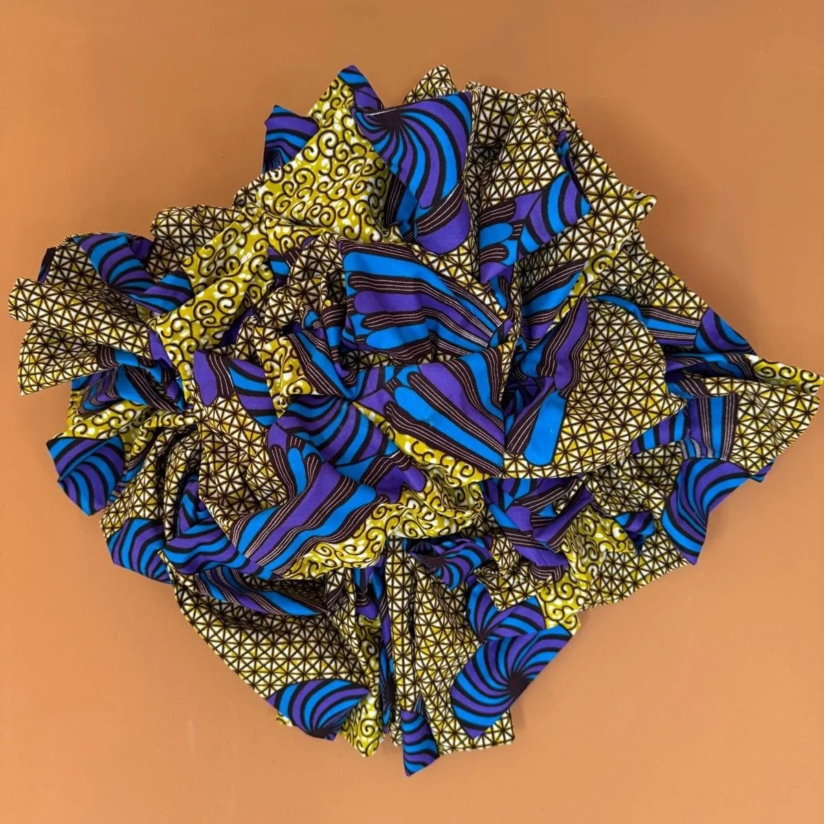 "Royal" Hand Crafted Sculptural Wall Art Bow