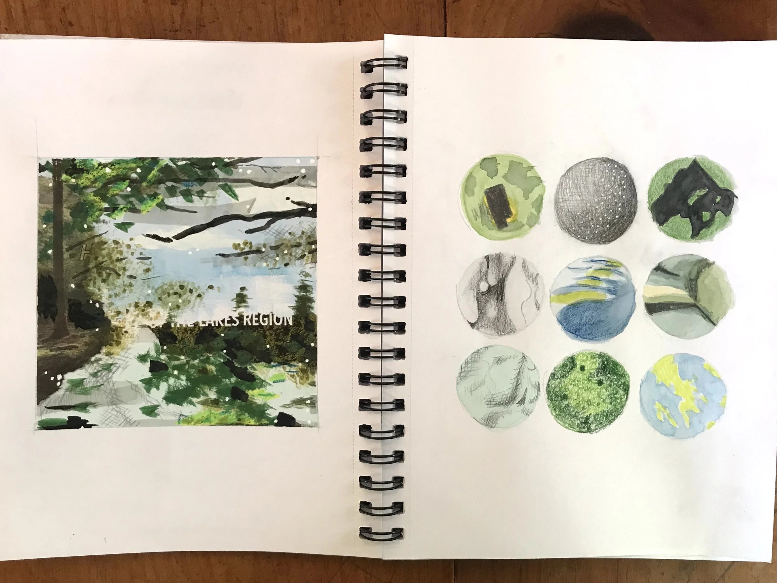  classwork, 7x9 (2), collage and mixed media 