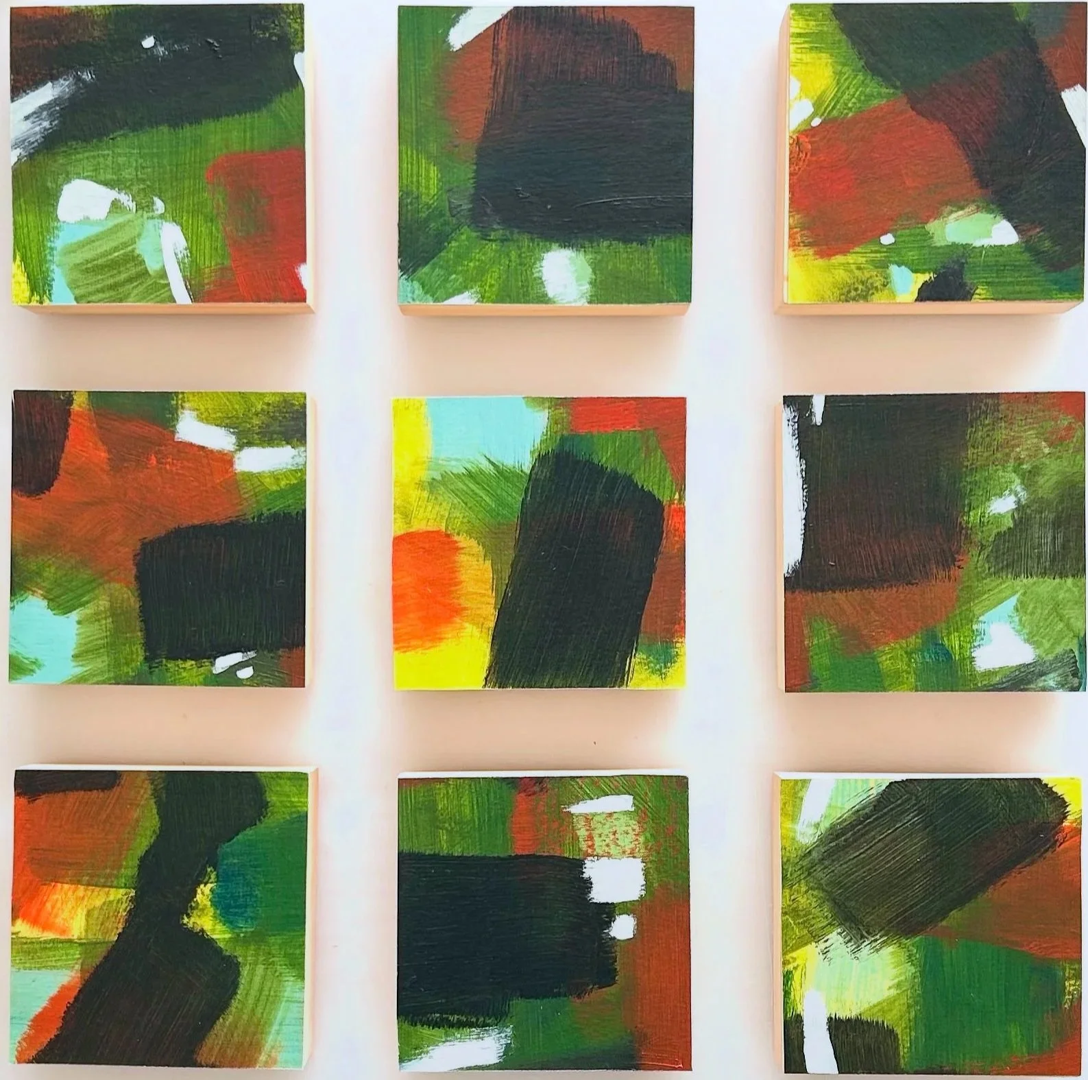  End of Day paintings series 1
9x5x5, oil on cradled panels. 1/$100
2-6/$80ea., 7-9/$70ea. 