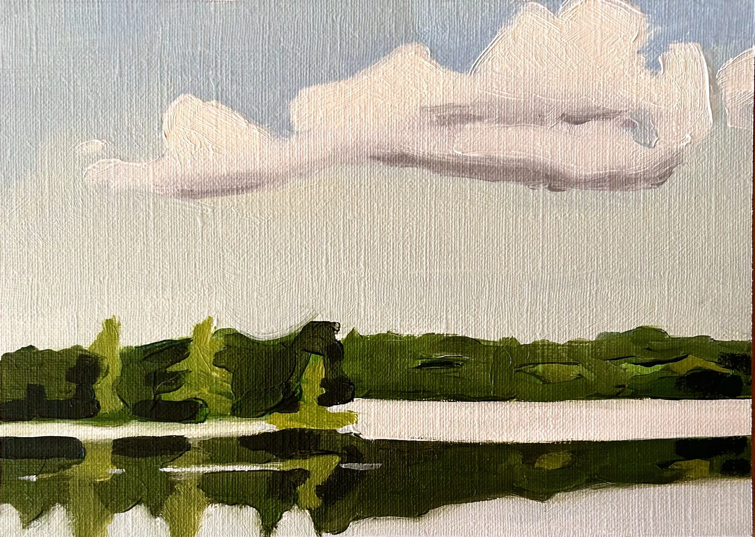  Plein Air Mini 1, 5x7, oil on cradled panel, $100.00 