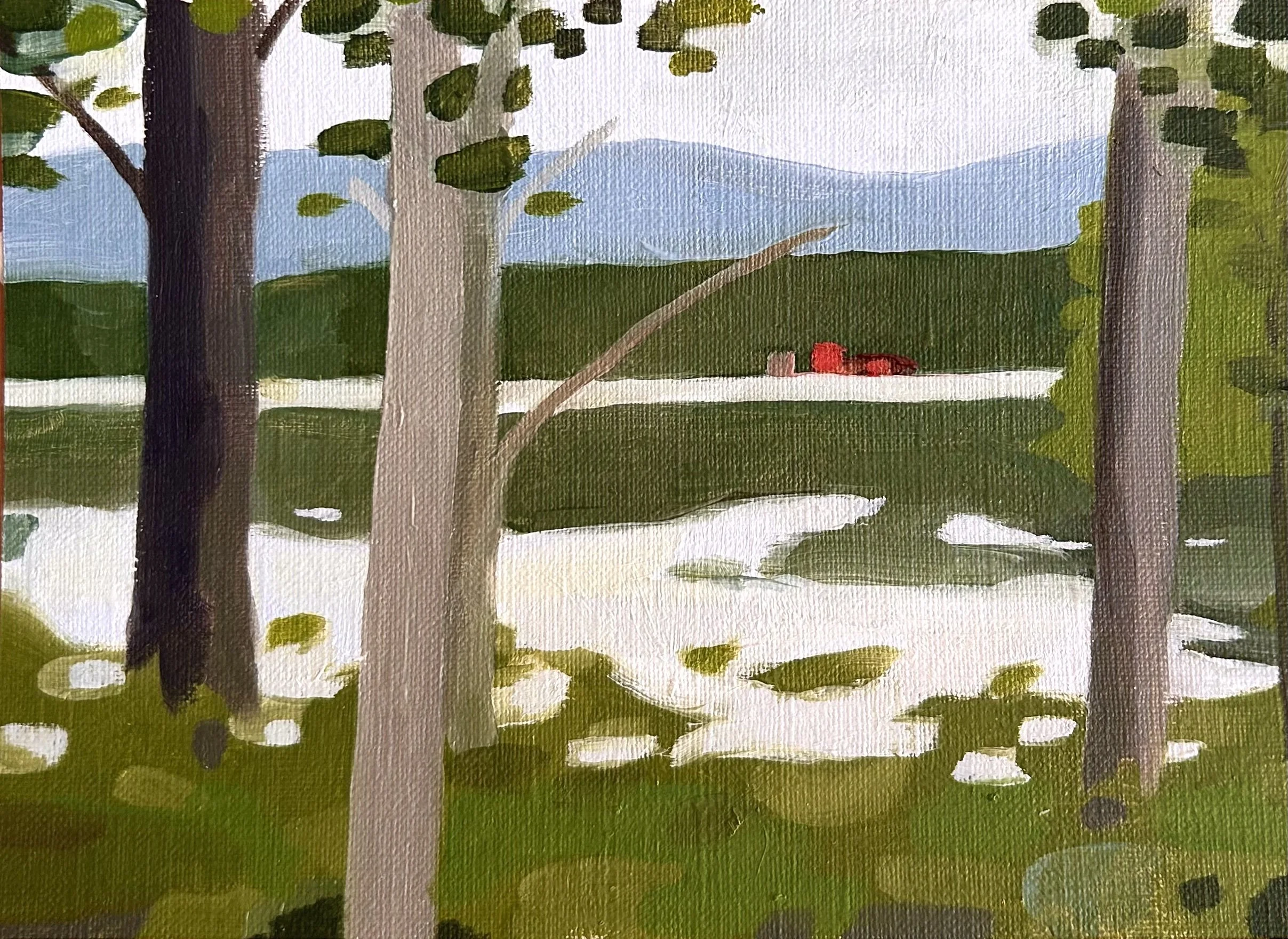  Plein Air Mini 2, 5x7, oil on cradled panel, $100.00 