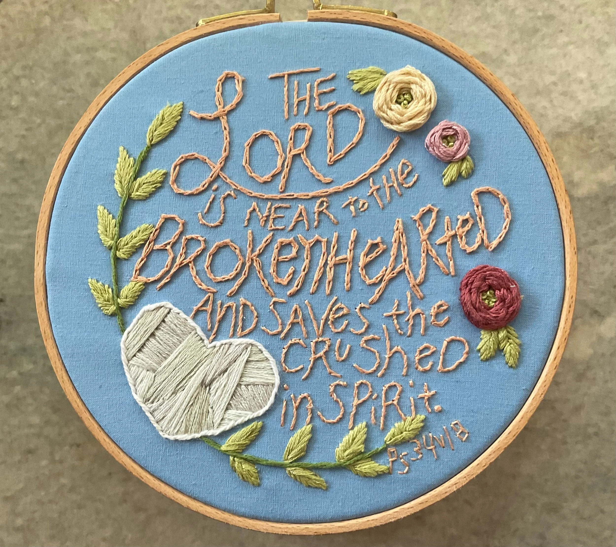 Lord is Near the Brokenhearted, Instant Download Pattern