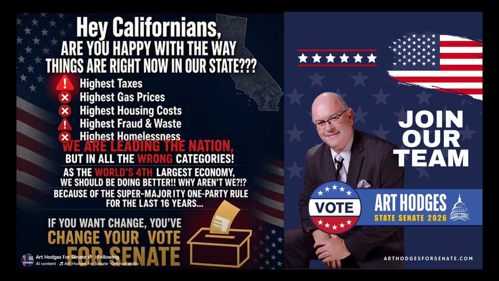 Hey Californians…Are you happy with the way things are right now in our state?