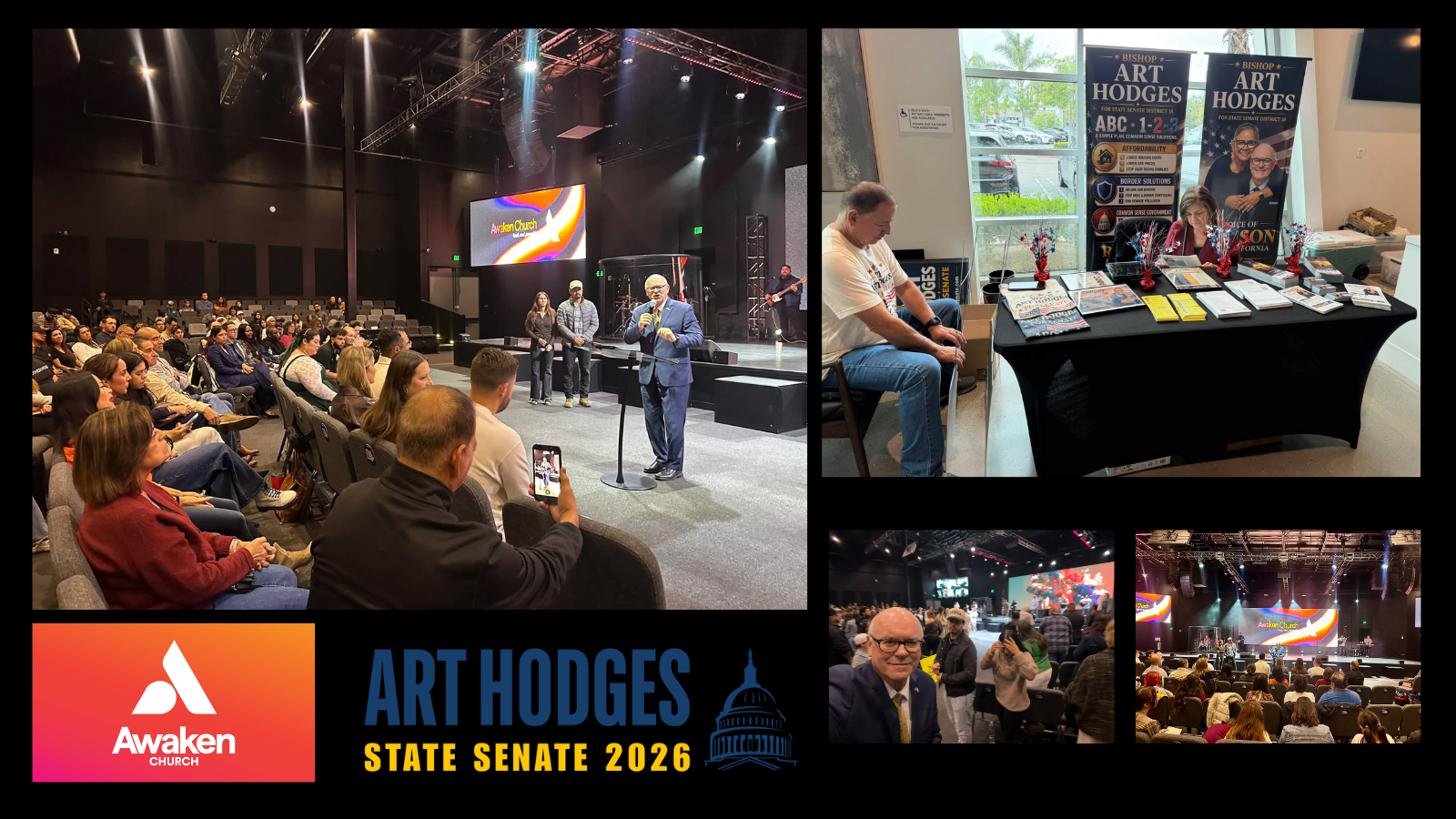 Art Hodges Visits Awaken Church Eastlake with Pastor Marco Contreras