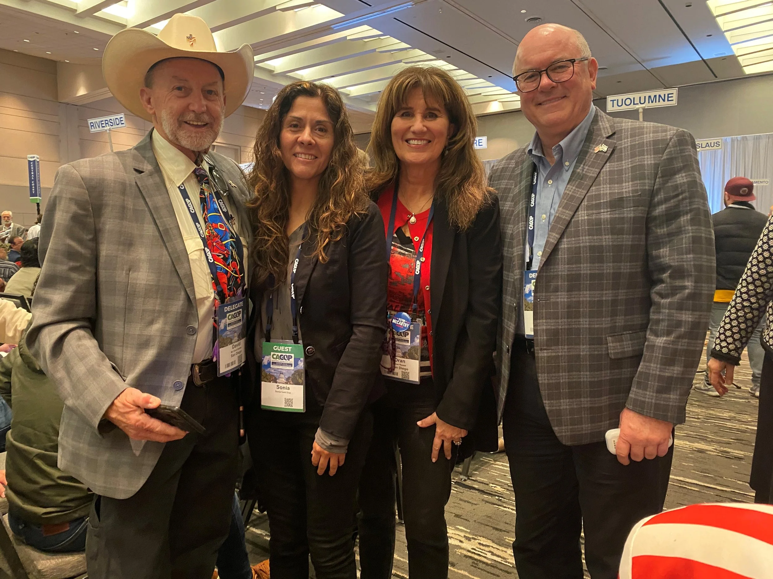 David Burton, Sona Diaz, Dran Reese and Art