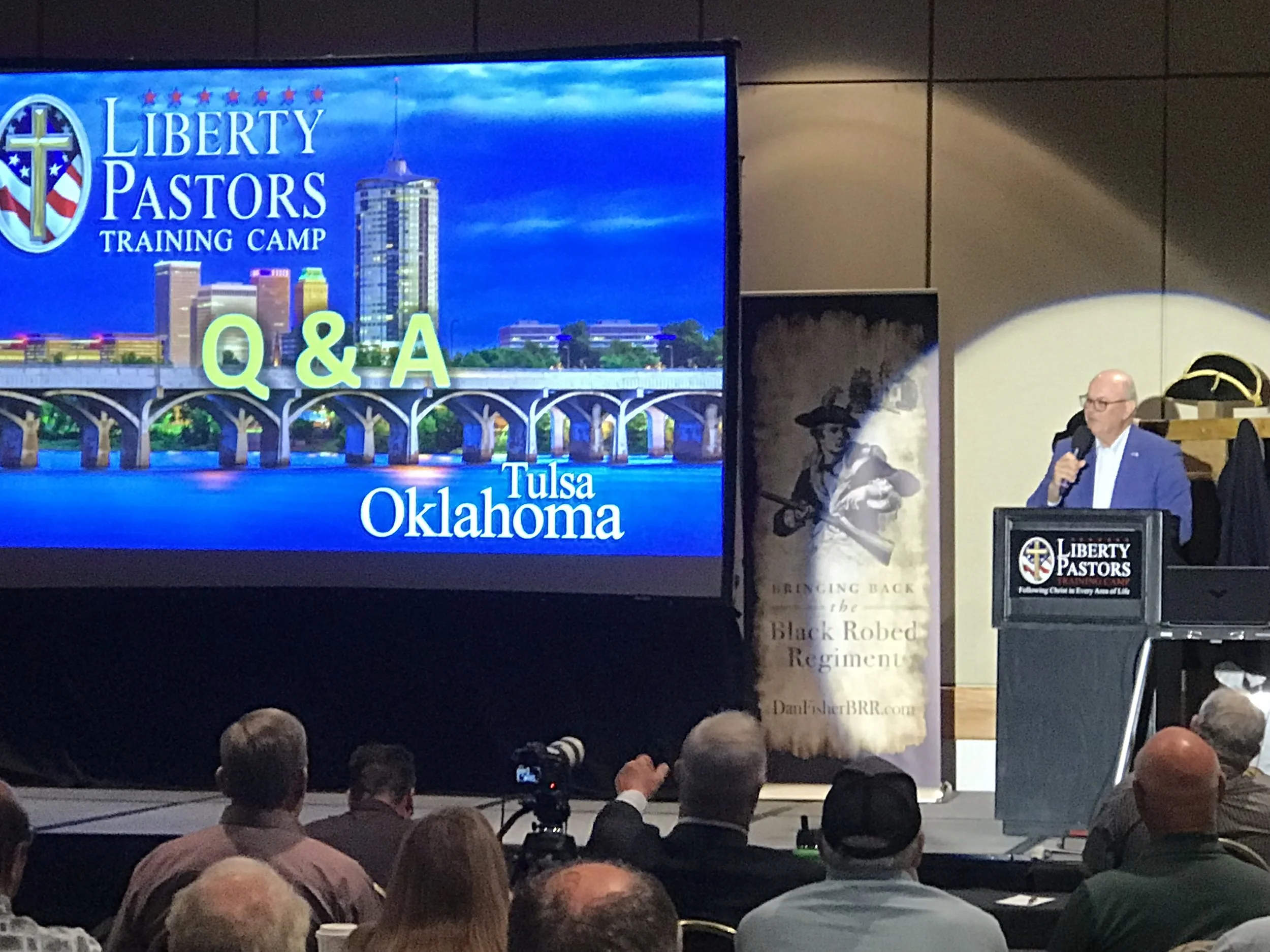 Art Speaking at Liberty Pastors Event