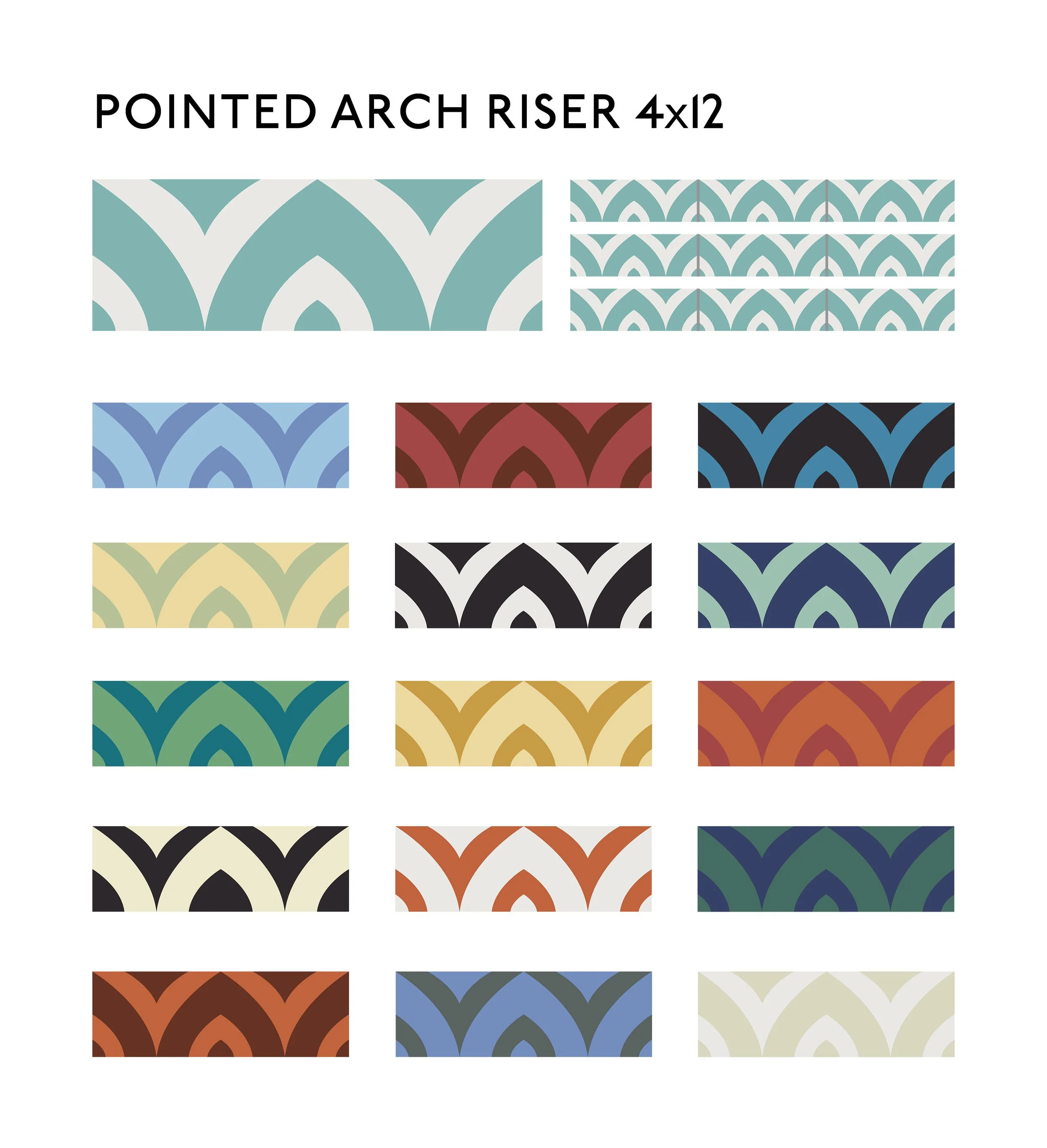 Pointed Arch Riser