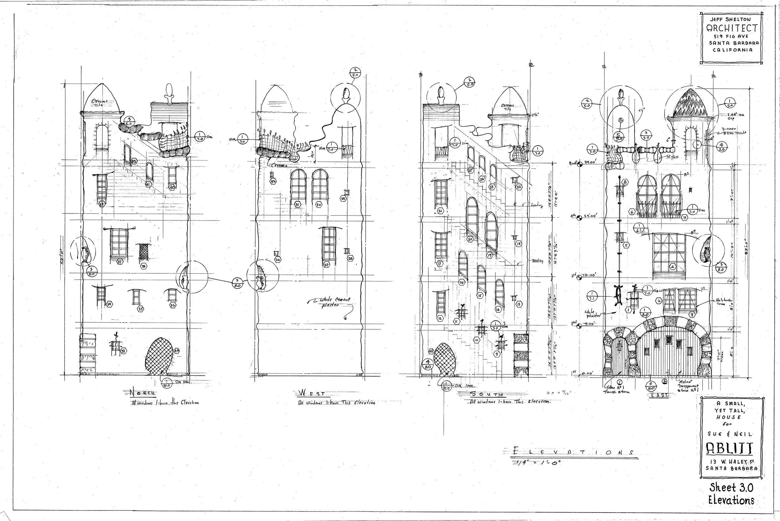Ablitt Tower Technical Drawing