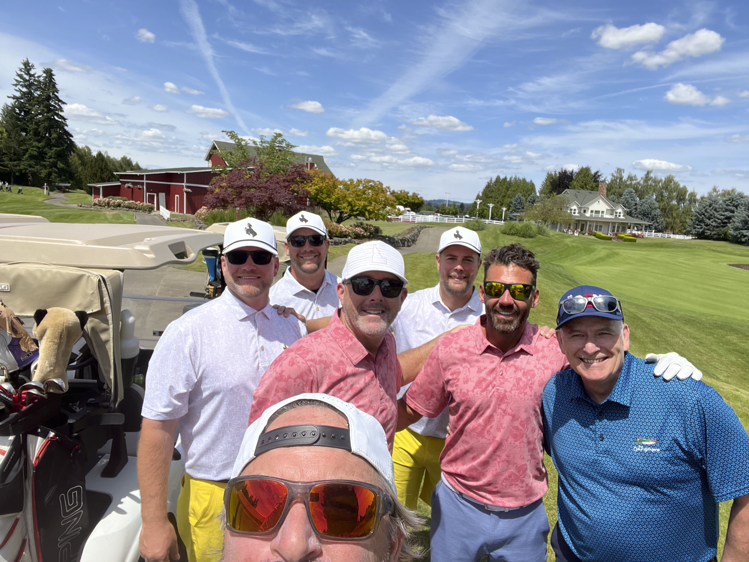  Sandcrane / Wyozona Group finishing up a round at Langdon Farms  