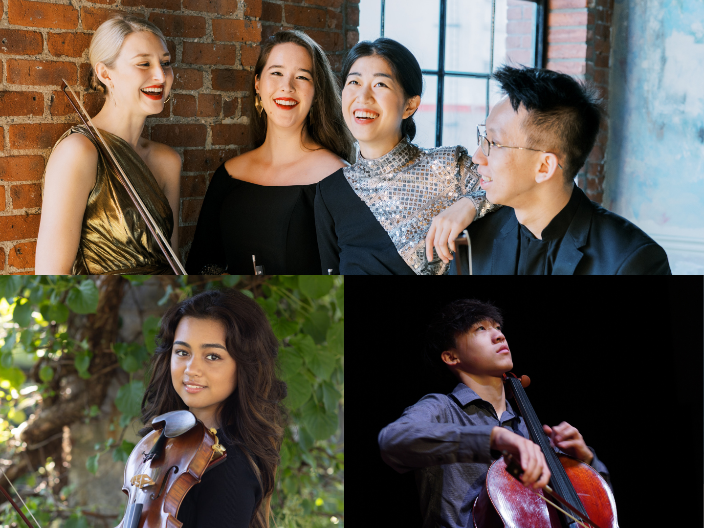 Emerging Artists Concert featuring the Terra String Quartet, and Harry Tao and Emma Maini
