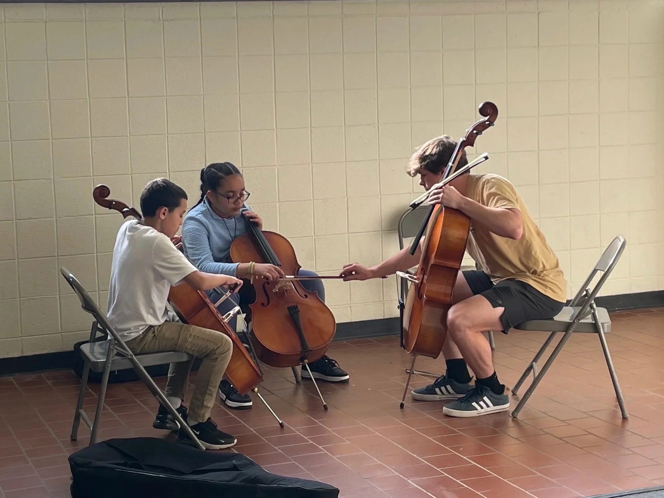 Musical Mondays cello practice