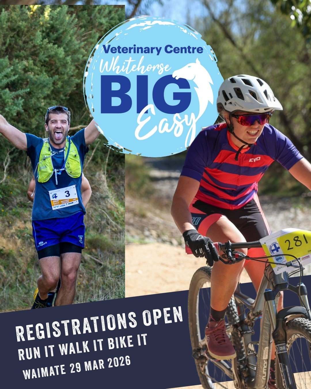 It&rsquo;s back! 

Registrations are open for the Whitehorse Big Easy!

Go big - or go easy. 

And if a half marathon has been sitting on your 'one day' list - this is it. The event includes a 21km run this year.

Register now and:
🚴&zwj;♀️ Get your