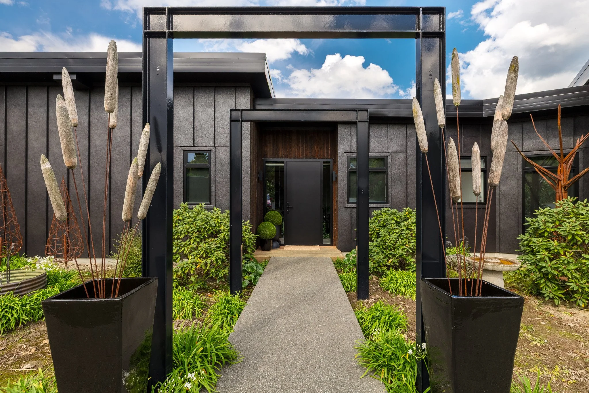 One deck for morning coffee, another for evenings outside