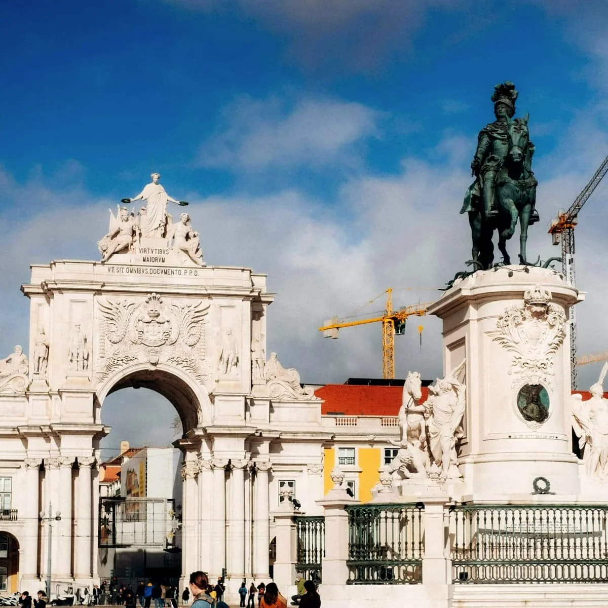 Arco da Rua Augusta in Lisbon, Portugal.