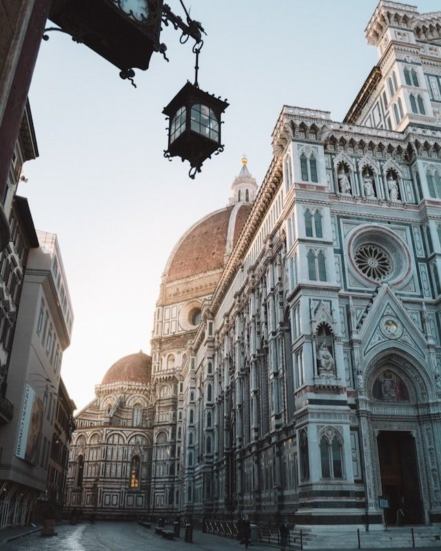 The exterior of the Florence Duomo.