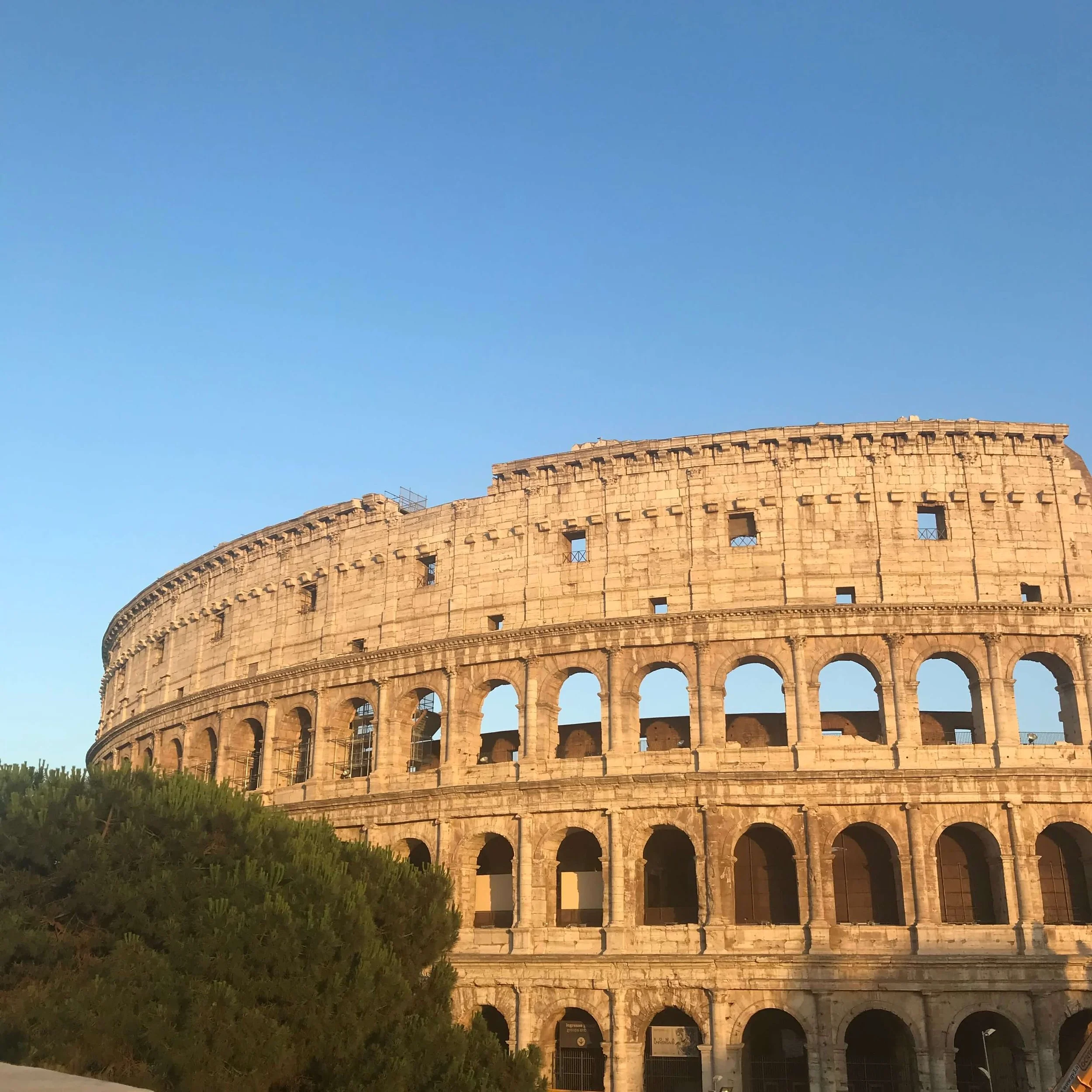 The Colosseum in Rome.