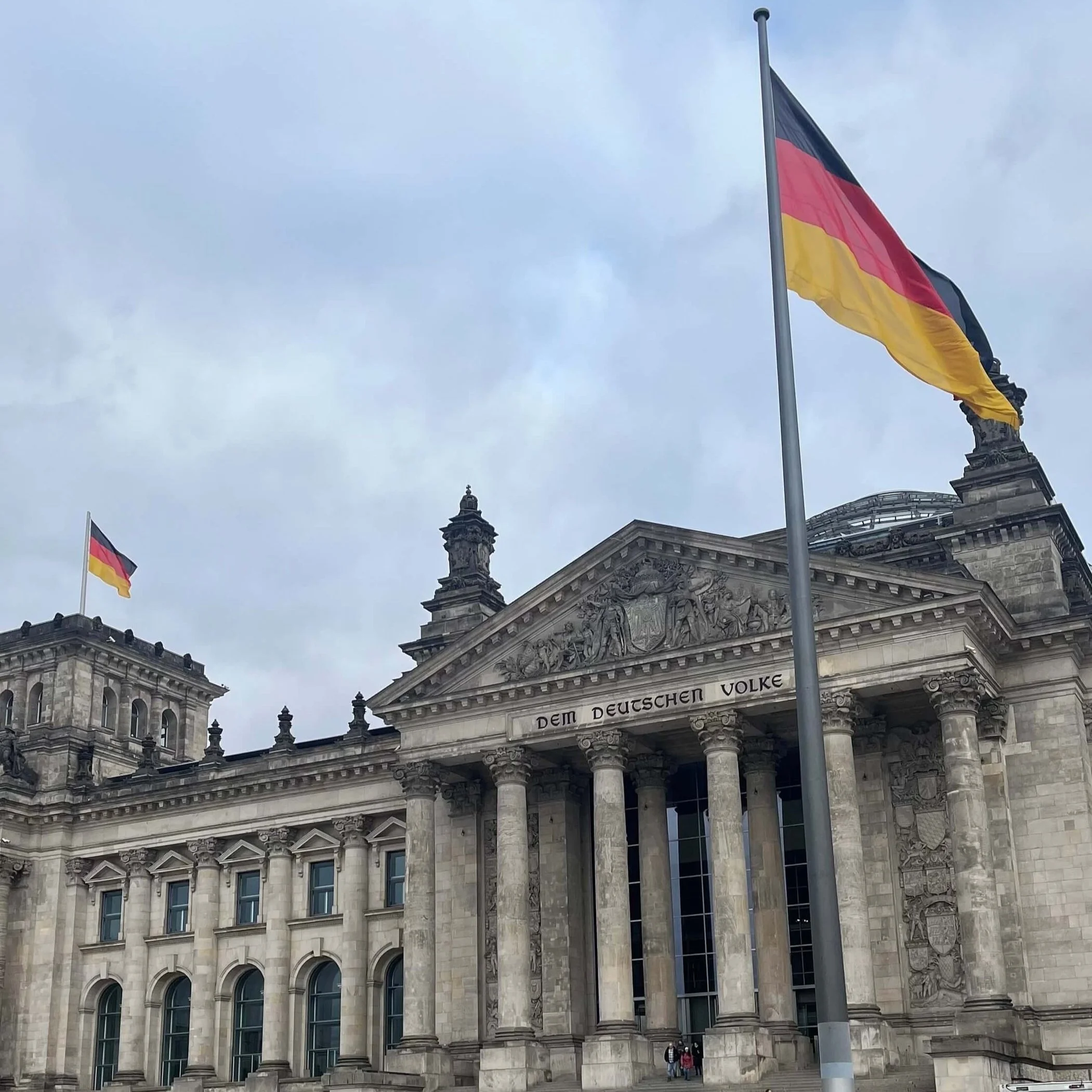 The Reichstag in Berlin.