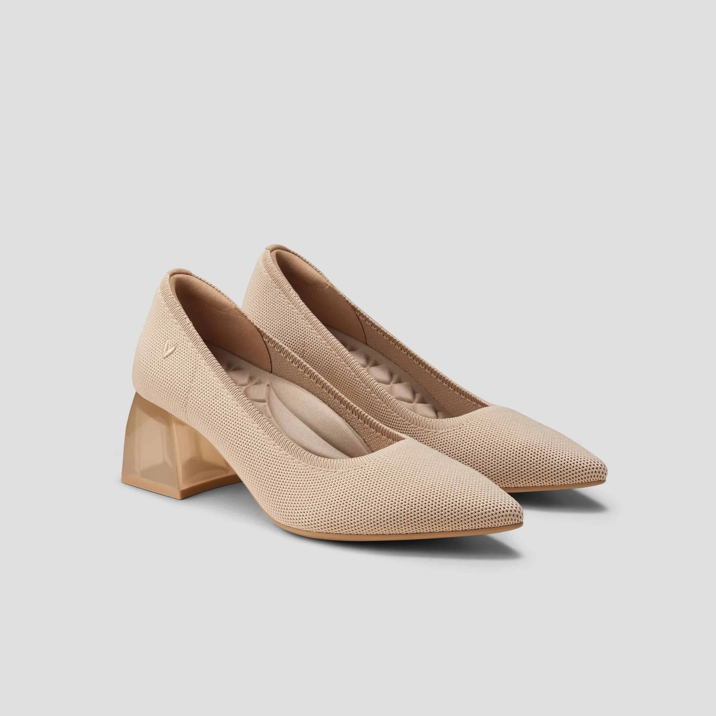 Pointed-Toe Block Heels by Vivaia.