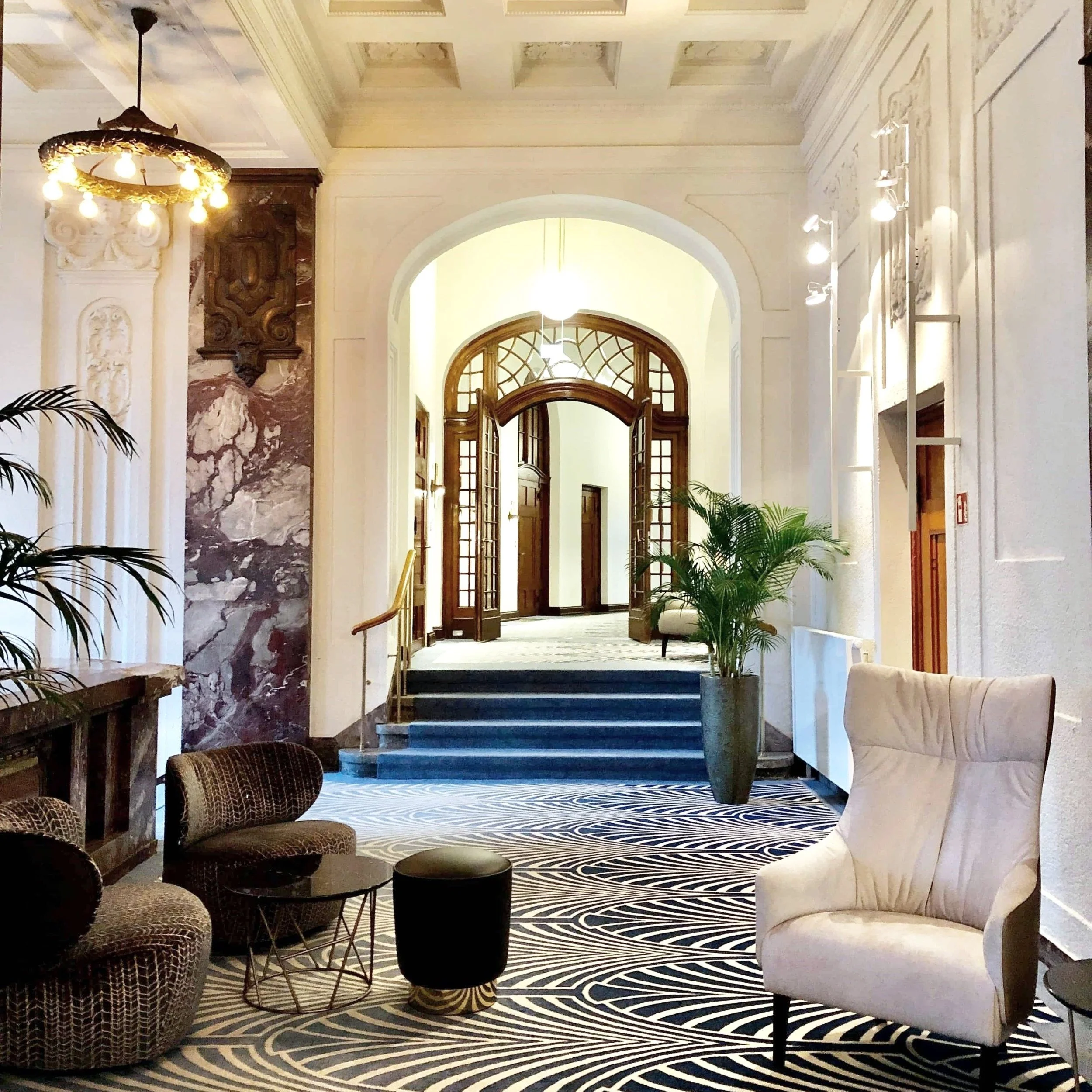 Fraser Suite five star hotel in Hamburg, Germany.