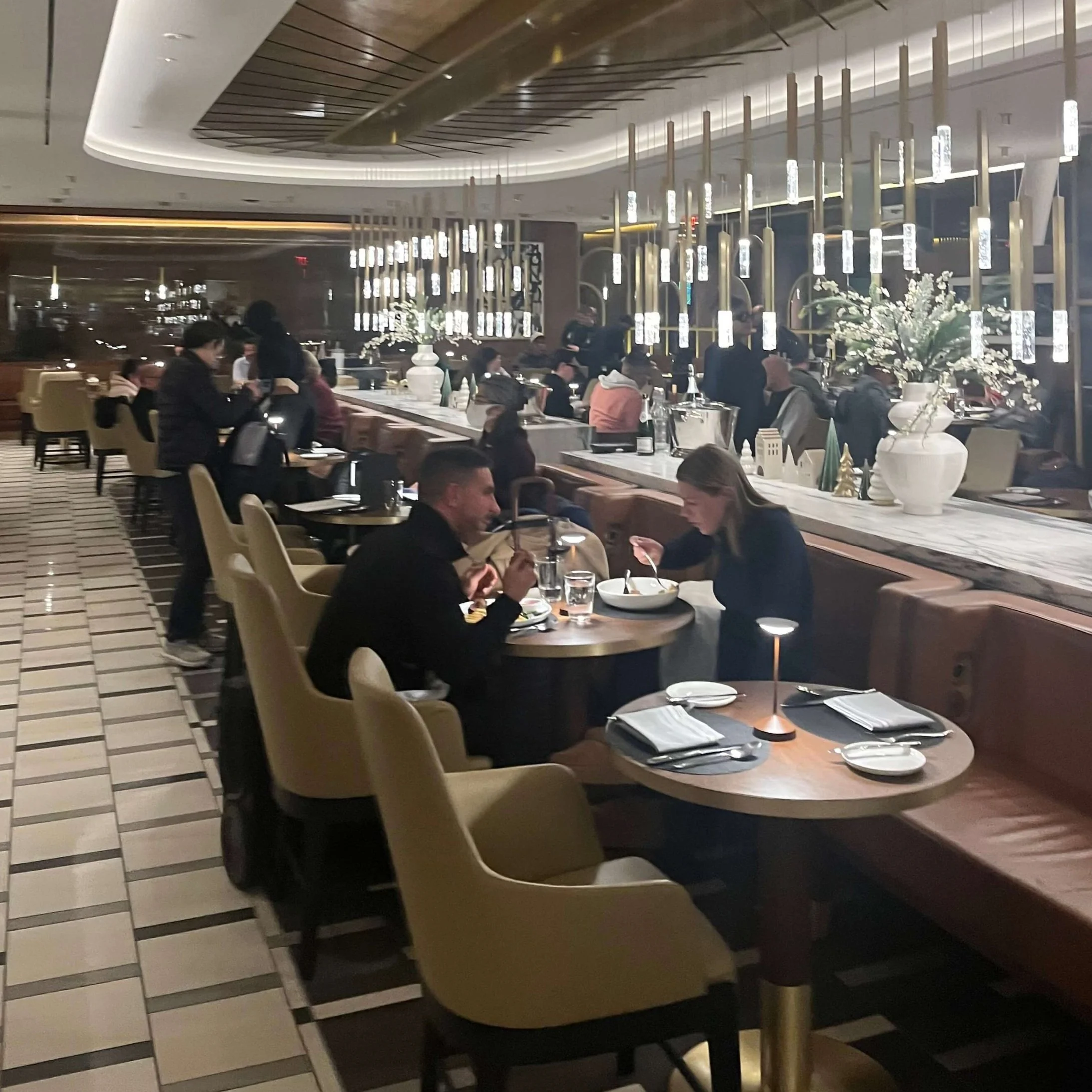 The Delta One Lounge at JFK airport.