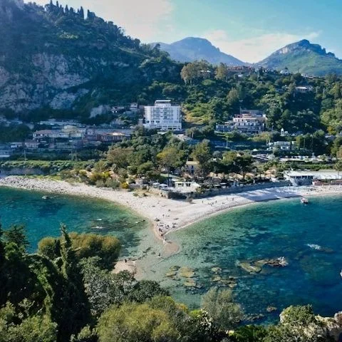 Isola Bella in Taormina, in Sicily.