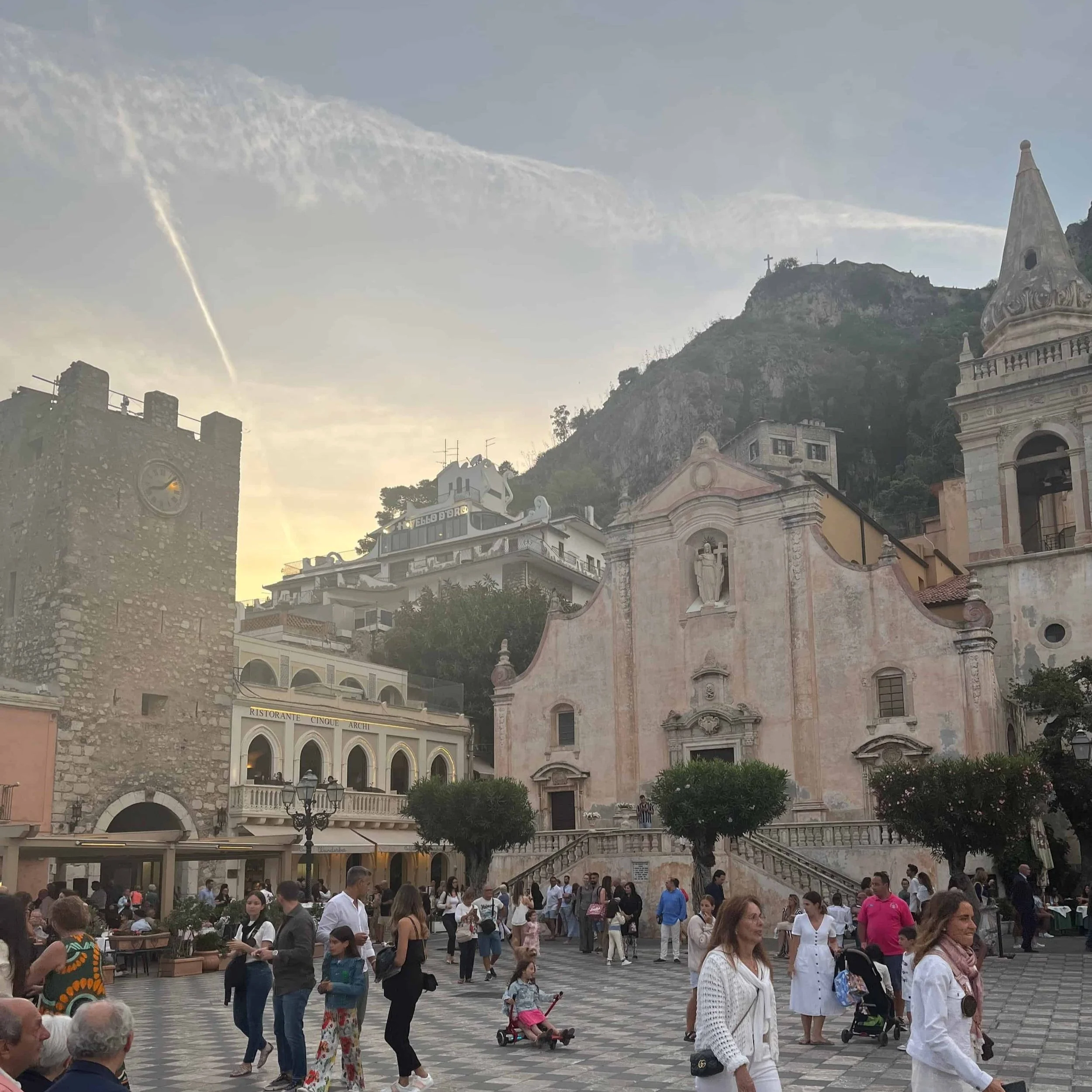 Taormina's Piazza IX Aprile.