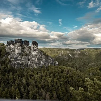 The Elbe Sandstone Mountains.