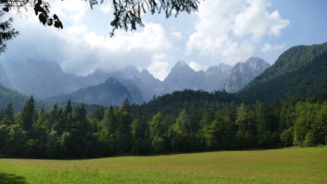Triglav National Park in the Julian Alps of Slovenia.