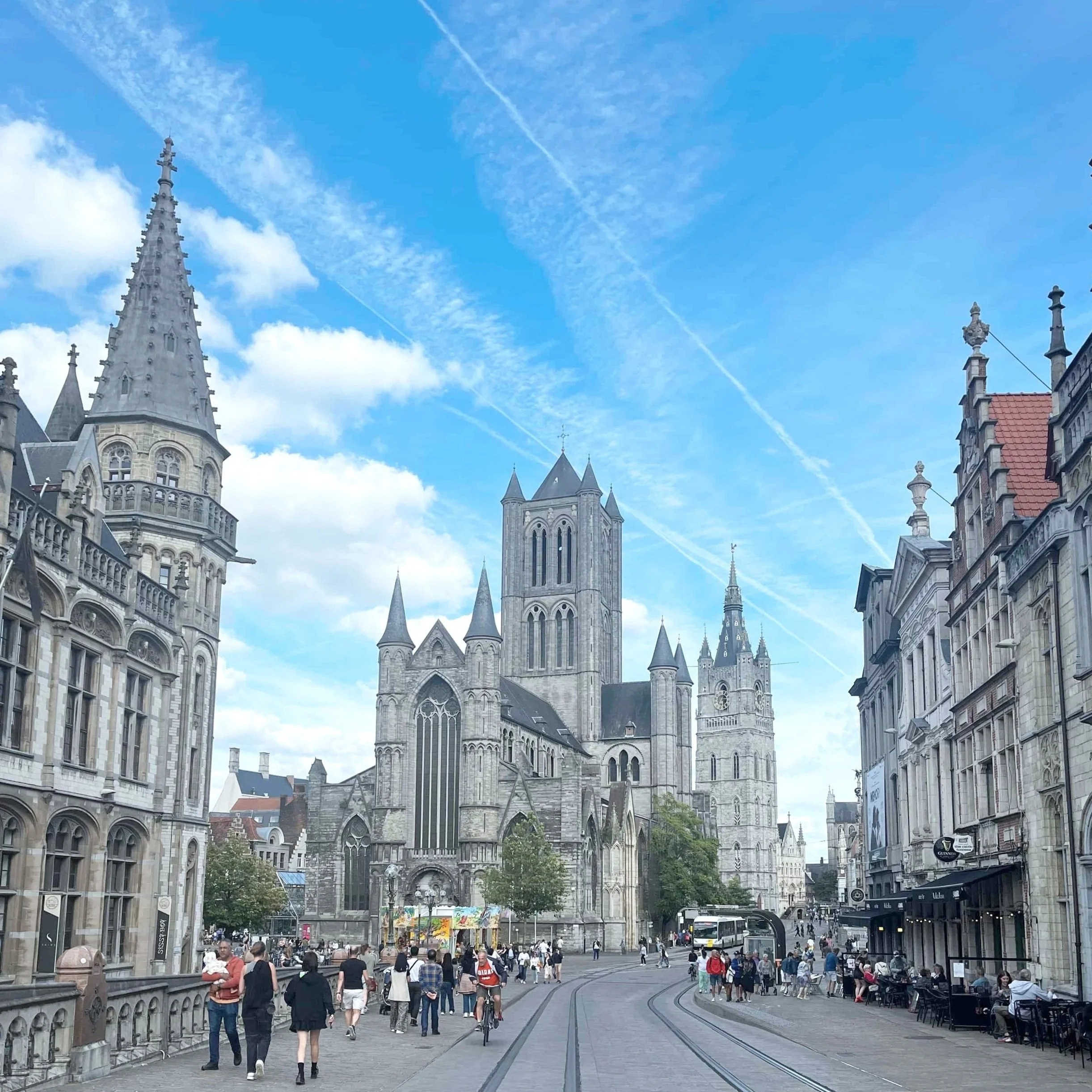 The Three Towers of Ghent