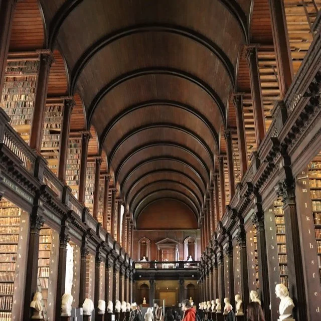 The Long Room Library at Trinity College.