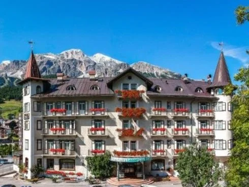 Francheschi Park Hotel in Cortina d'Ampezzo.