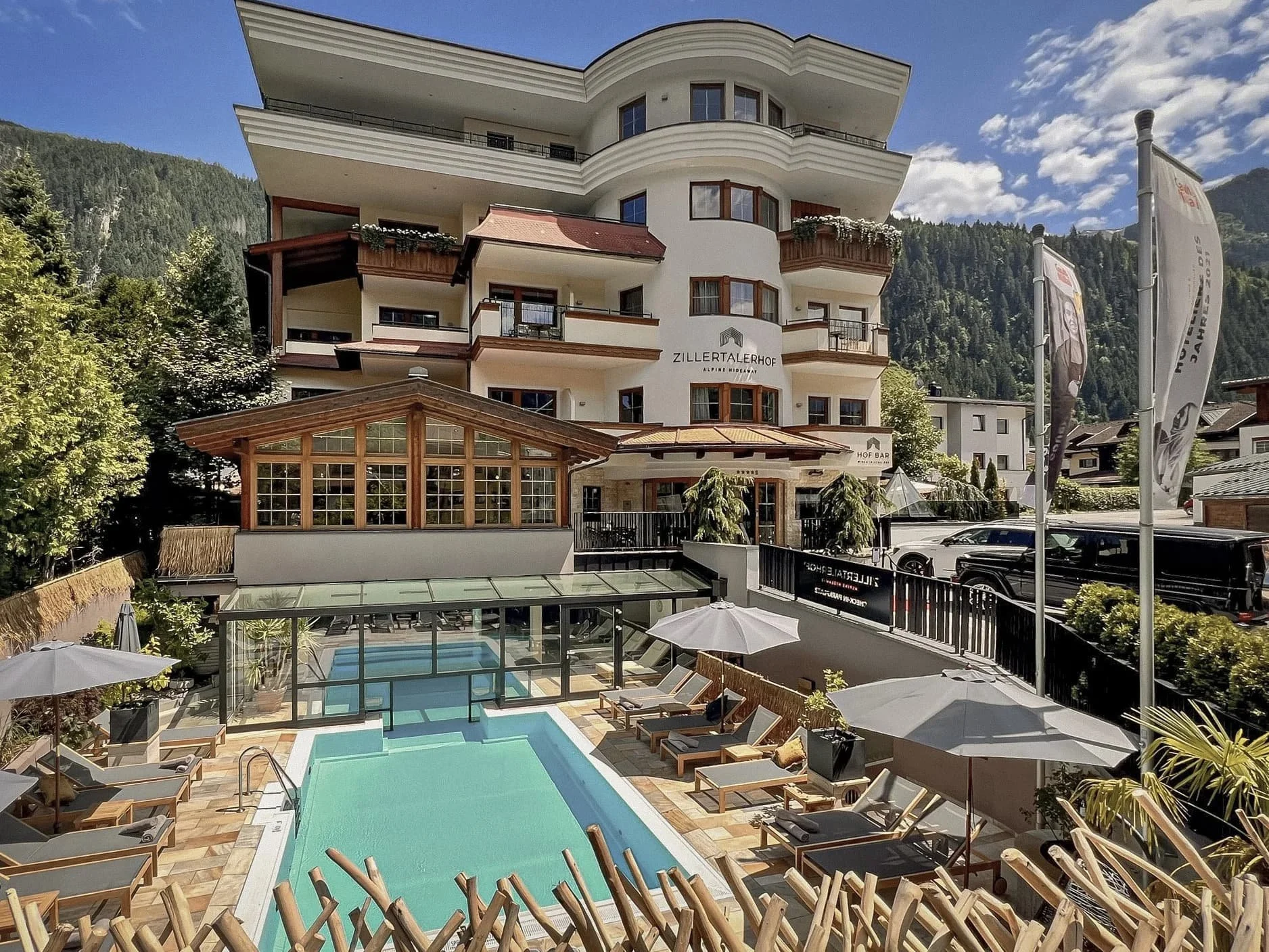 Zillertalerhof boutique design hotel in Mayrhofen, Austria.