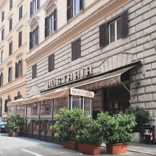 The exterior of Hostaria I Buoni Amici Roma in Rome.