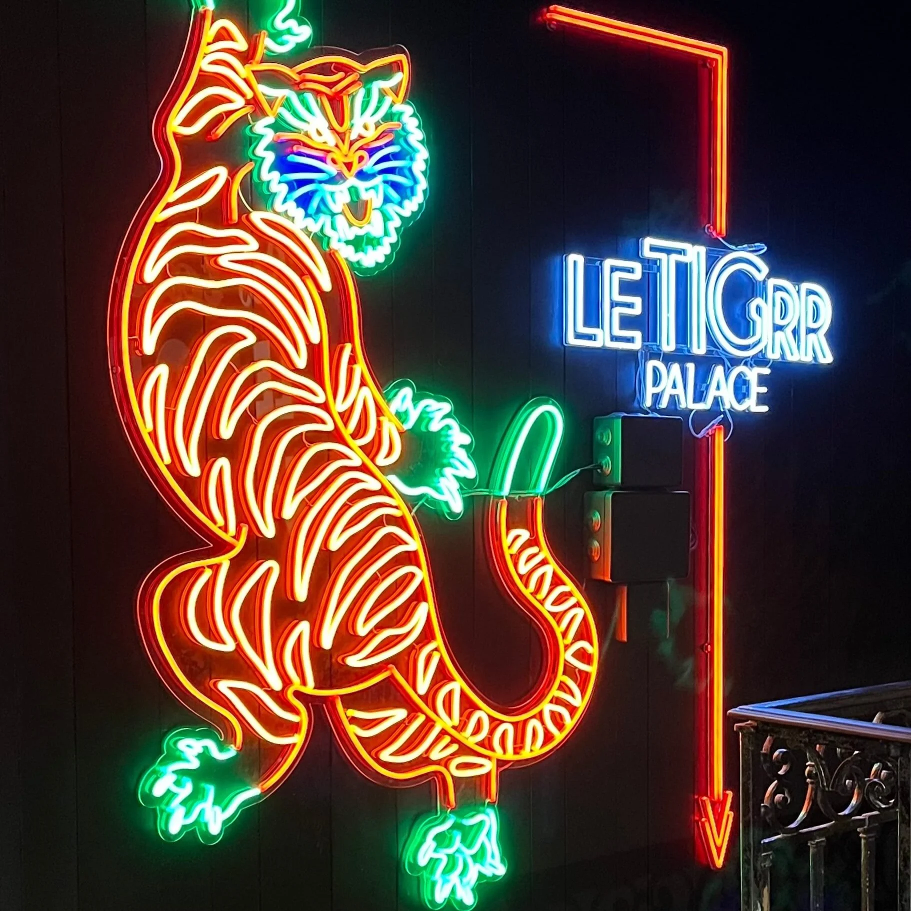 Le Tigrr Palace, an Asian fusion restaurant in Megève, France.