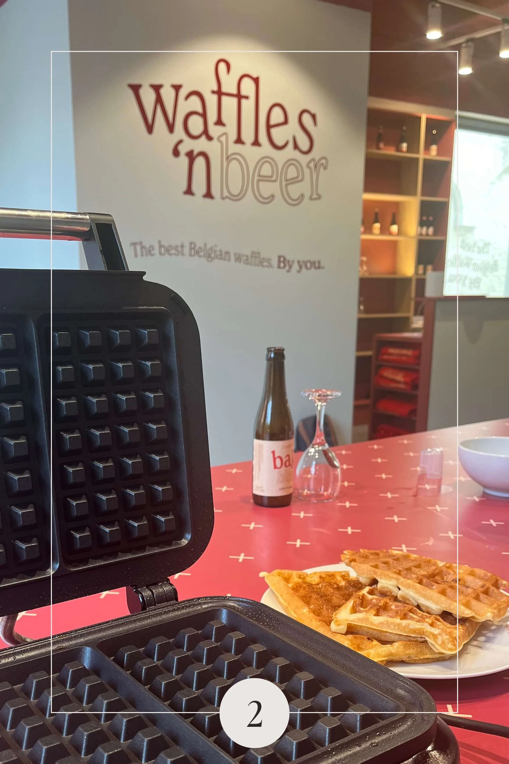 The Waffles 'n Beer Workshop in Bruges