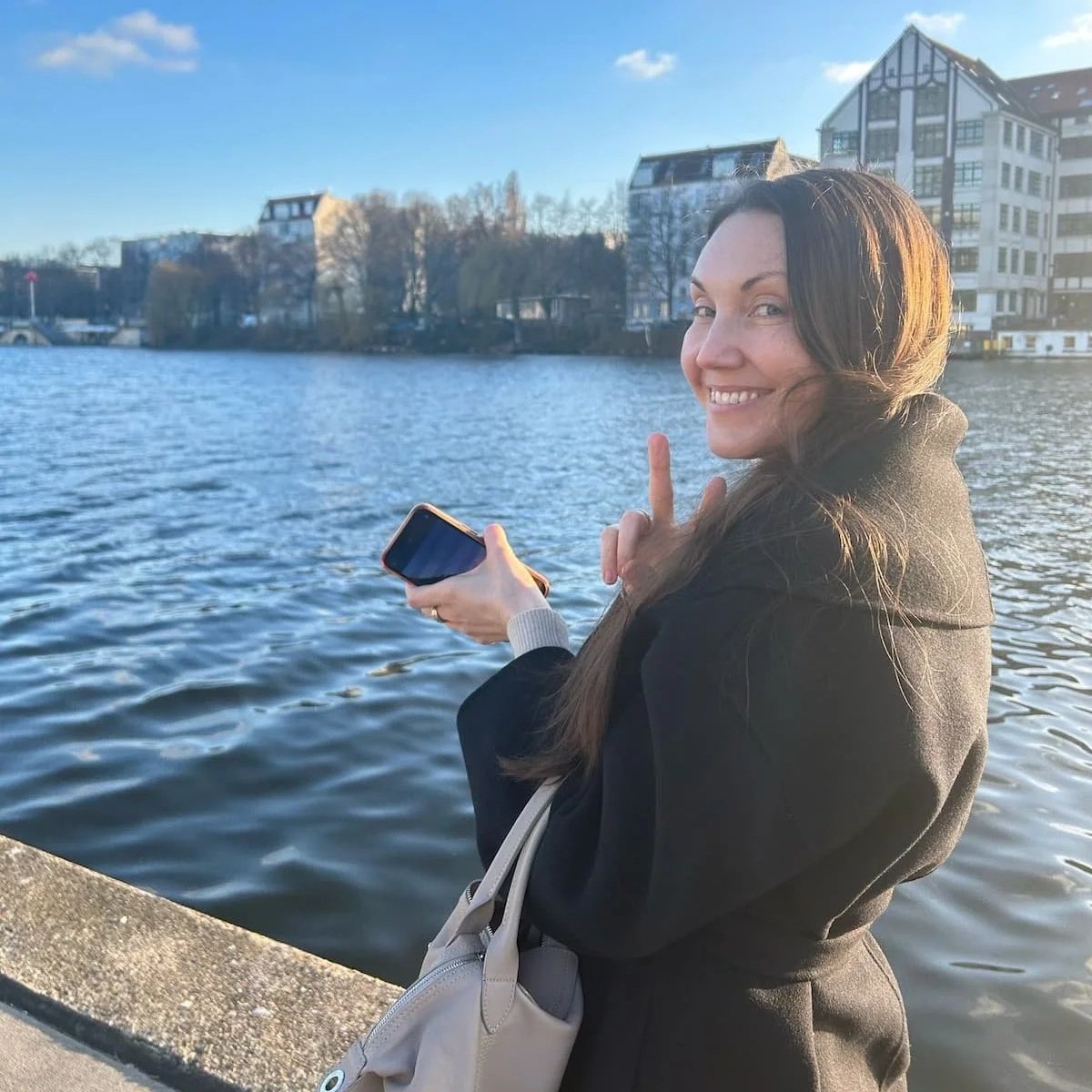 The author in Berlin in March.