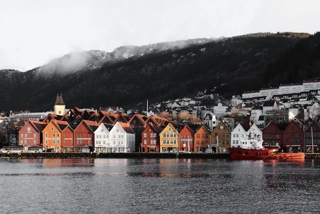 Bryggen in Bergen, Norway.