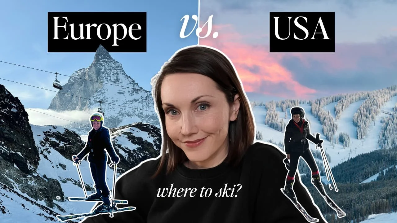 Skiing in Europe vs. USA