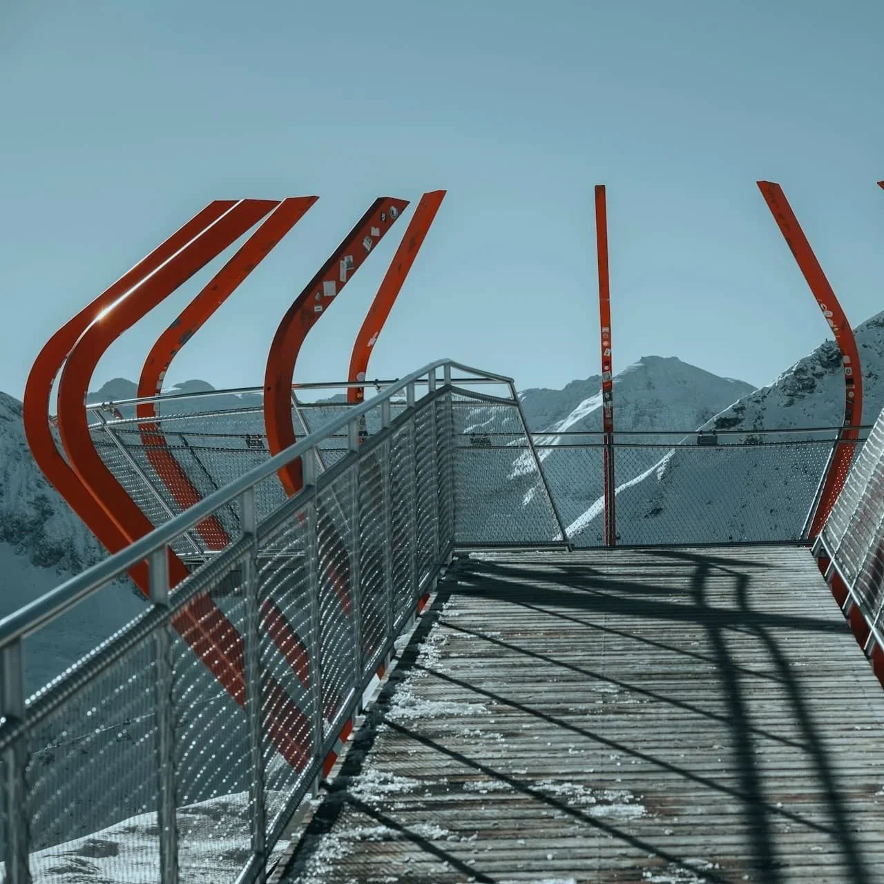 The observation deck on the top of the Stubnerkogel is a great spot for taking in breathtaking mountain views.