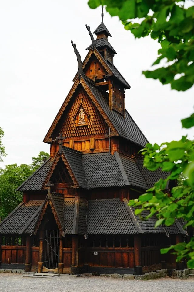 The Gol Stave Church in Oslo, Norway.