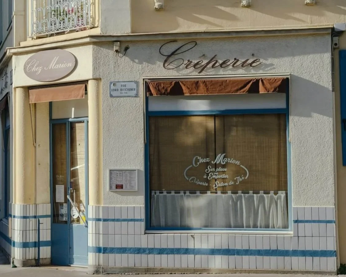 Chez Marion, a crêperie near Le Havre, France.