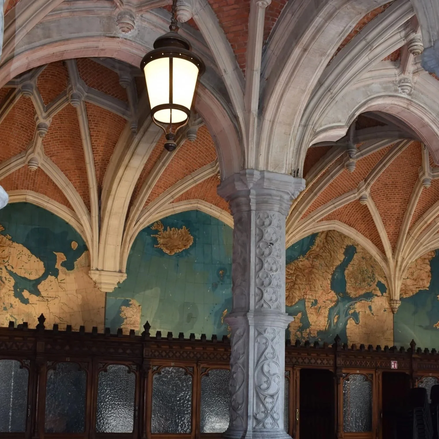 The interior of Handelsbeurs in Antwerp.