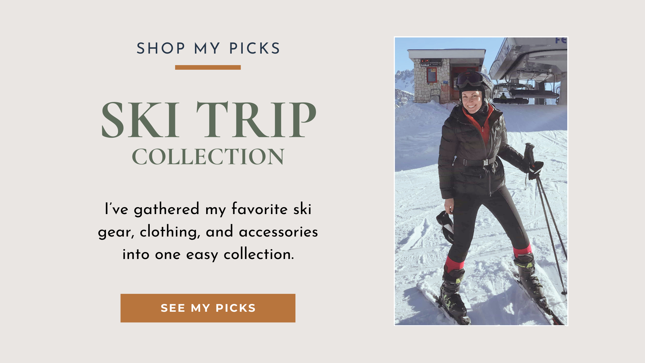 Shop my favorite Ski Trip Items.