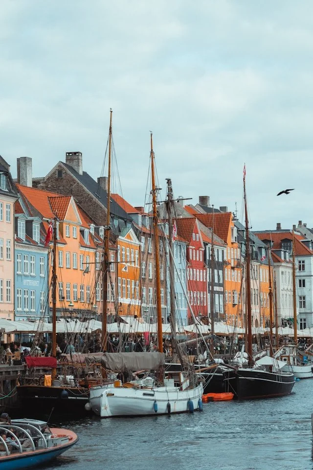 Nyhavn in Copenhagen, Denmark.